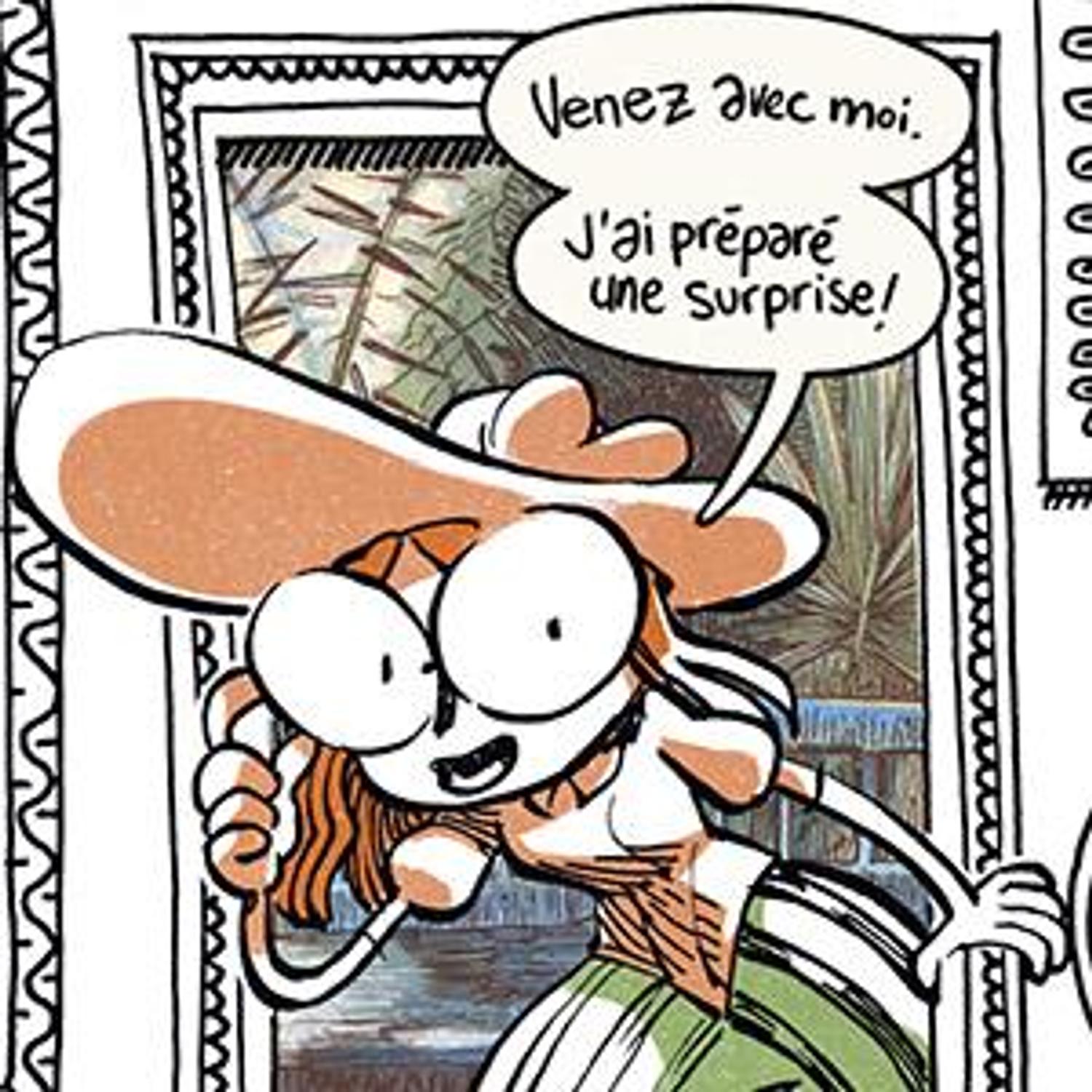 BD - Bertille "Venez avec moi. J'ai une surprise !".